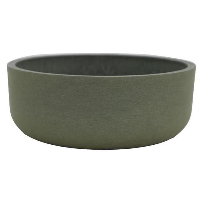 Domoletti Flowerpot M-21GD25, spw, Ø 25 cm, green (25 x 10 cm) (M-21GD25 olive)