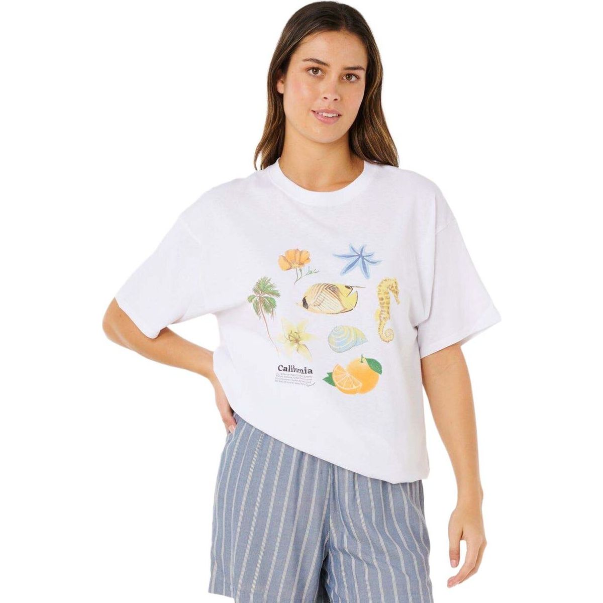 RipCurl Poolside Heritage Tee optical white (3262) M 0M4WTE-3262-M