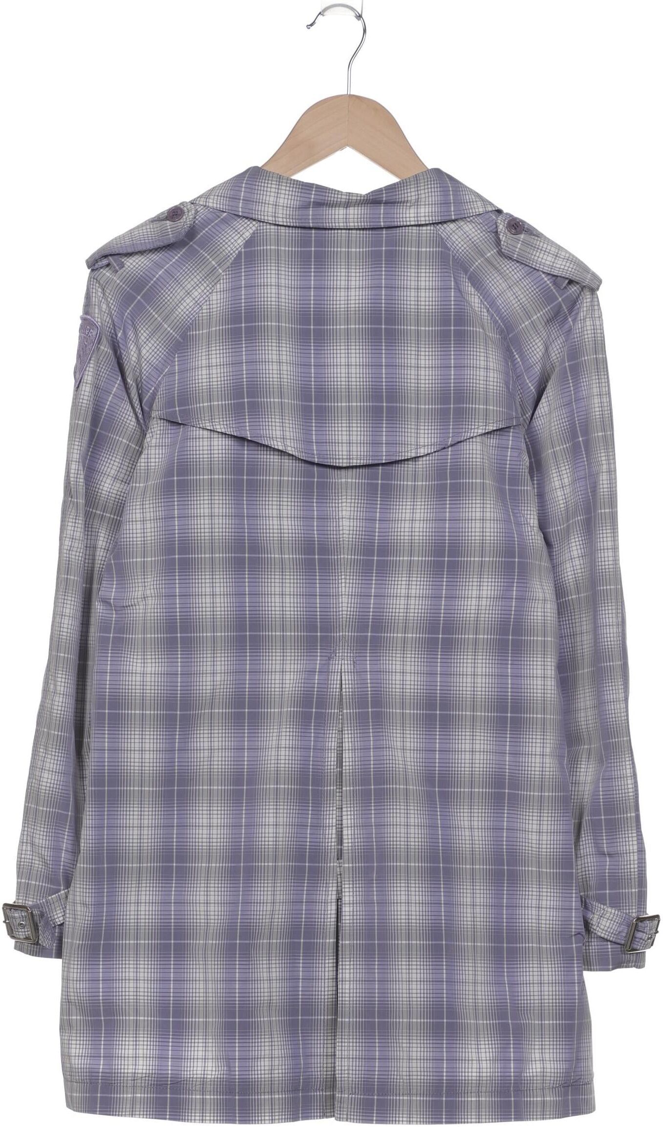 blauer Damen Mantel, Flieder, Gr. M, Synthetik - Second Hand