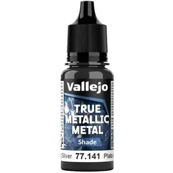 Vallejo True Metallix Metal SHADE Sterling Silver 18ml (141)