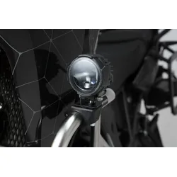 SW-Motech EVO Nebelscheinwerfer-Kit Universal - Schwarz. Mit Sturzbügelklemmen für Scheinwerfer.