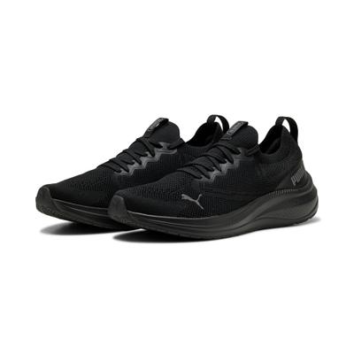 Laufschuh PUMA "SKYROCKET LITE 2 ENGINEERED", Damen, Gr. 46, Textil, schwarz (puma schwarz, cool schwarz gray), Schuhe Laufschuh, mit FIT PLUS Schnürsystem, mit SOFTFOAM+ Innensohle