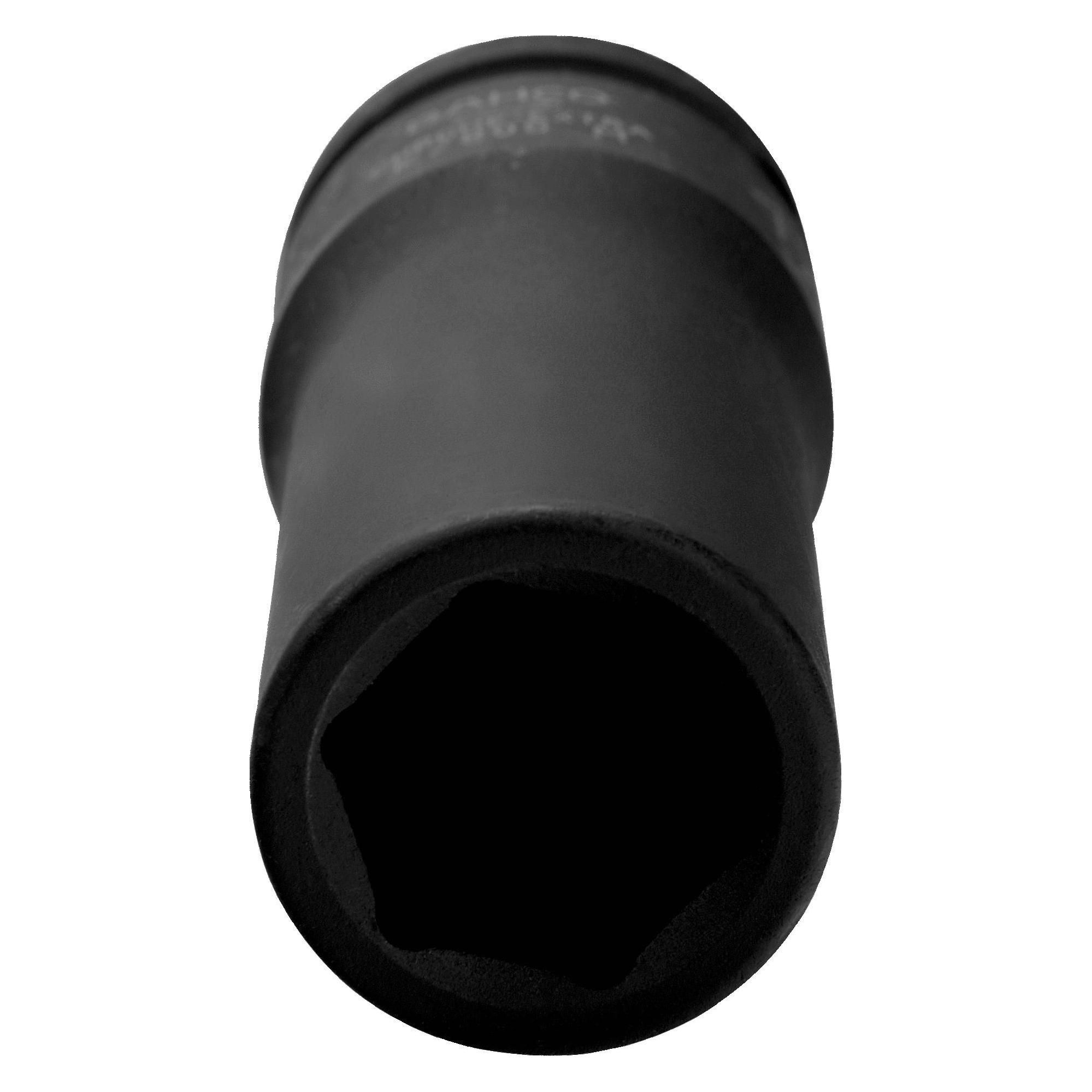 Bahco 1/2" Kraft-Steckschlüssel-Einsatz, lang, Sechskant, 30 mm, phosphatiert (30 mm) (K7806M-30)