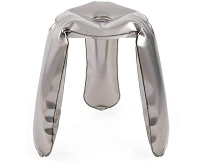 Zieta TM/KLAR Kinderhocker Plopp Mini Stahl, raw Lacquered