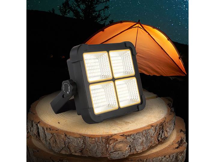 Lampe solaire 36488-15 19 x 15 x 6cm Transparent/Noir