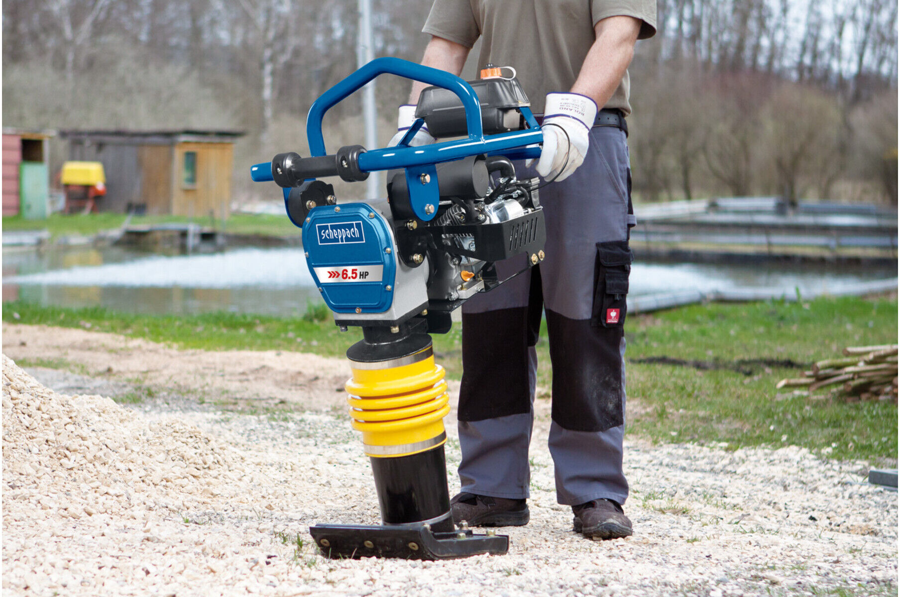 Scheppach Vibrationsstampfer VS1000 5,5PS (3908301915)