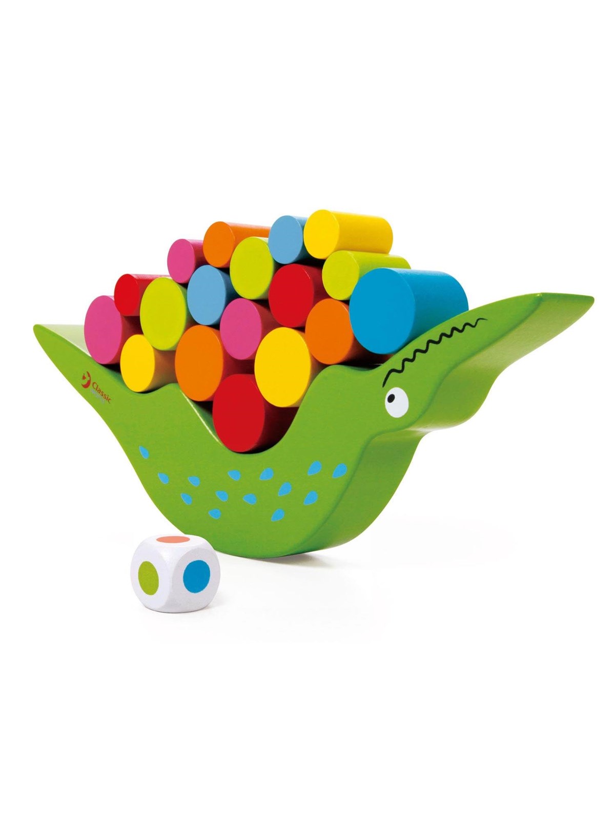 Classic World Wooden Balance Game Crocodile 20 pcs.