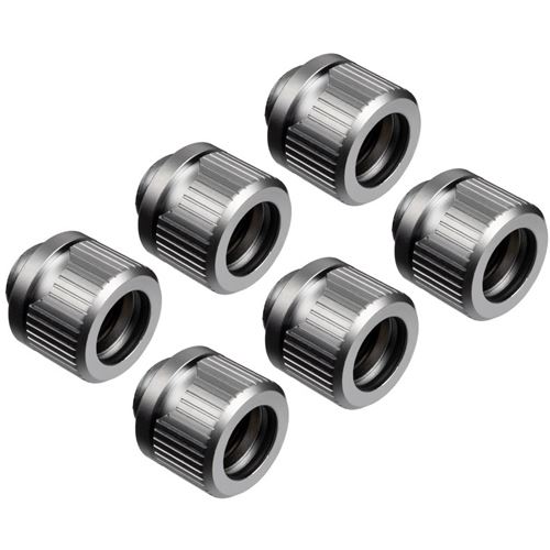 EK Water Blocks EK-Quantum Torque HDC 12 - 6er-Pack, Satin Titanium