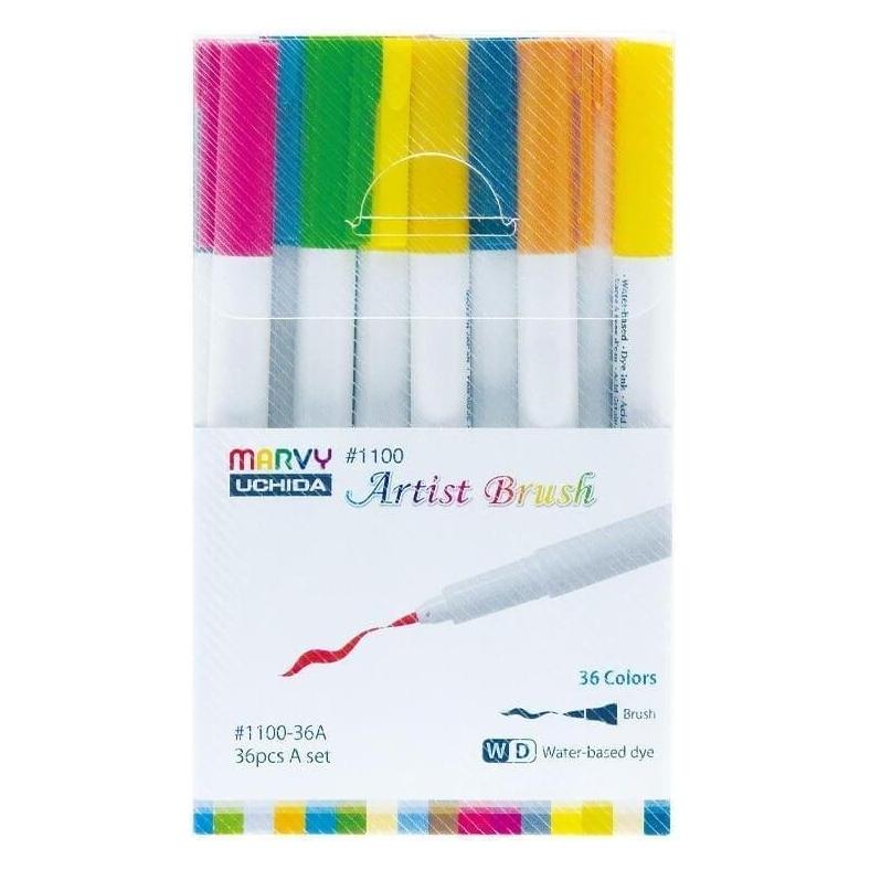 Marvy Filzstifte Artist Brush 36 Farben (36x) (58215561)