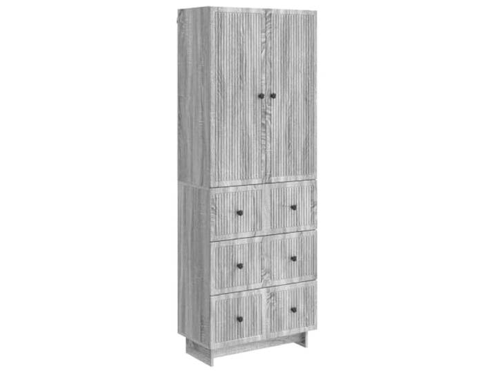 PUGYNBK Schrank-Set, 2 Stück, aus technischem Holz Mit Schubladen und Regalen, wetterfest, ideal für Garten oder Wohnzimmer