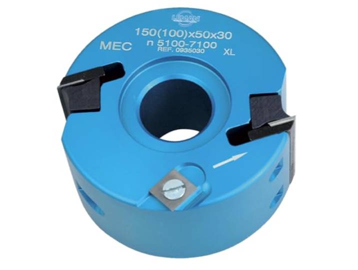 Leman - Porte-outils à profiler / feuillurer diam. 100mm al. 30 Ht. 50mm Z2+V2 - 093.50.30