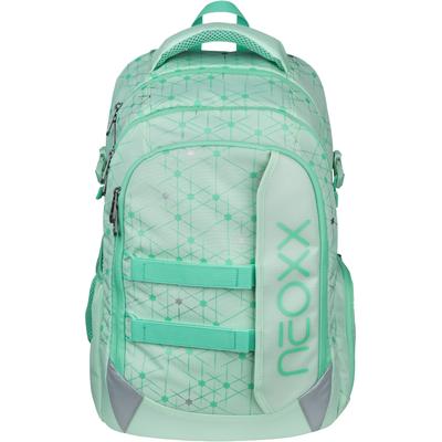 Schulrucksack NEOXX "Active Pro", Kinder, Gr. B/H/T: 31cm x 45,5cm x 24cm, grün (mintastic), Polyester, Rucksäcke Schulrucksack