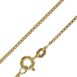 trendor 71750 Halskette für Anhänger 333 Gold Venezianer Kette 0,9 mm, 40 cm