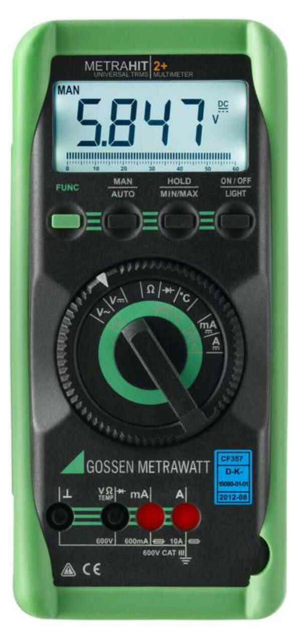 GMC Instruments METRAHIT 2+ Multimeter M205A Analoog-Digitaal CAT III 600V