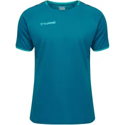 hummel, Jungen, Sportshirt, Authentic Kids Training Tee (116), Blau