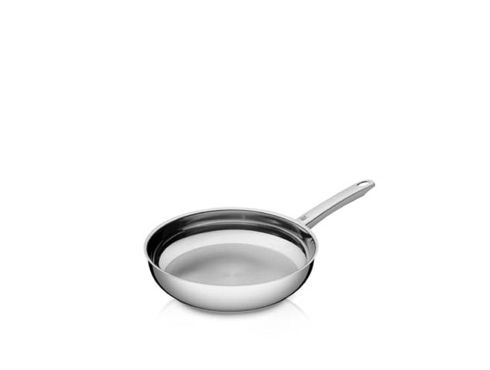 WMF Profi Edelstahlpfanne 20 cm, Bratpfanne Induktion, unbeschichtet, spülmaschinengeeignet, backofenfest bis 250 Grad, für alle Herdarten geeignet, für hohe Temperaturen, tropffrei, ergonomisch