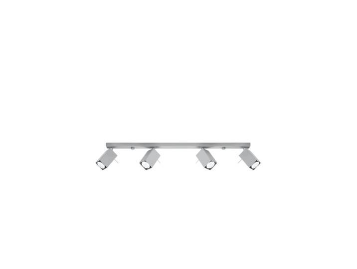 Design Deckenlampe „Merida“ 4-flammig Grau Sollux Lighting