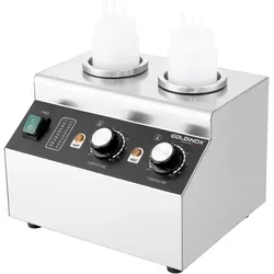 Professioneller elektrischer Saucenwärmer (2 Flaschen) PREMIUM - GOLDINOX