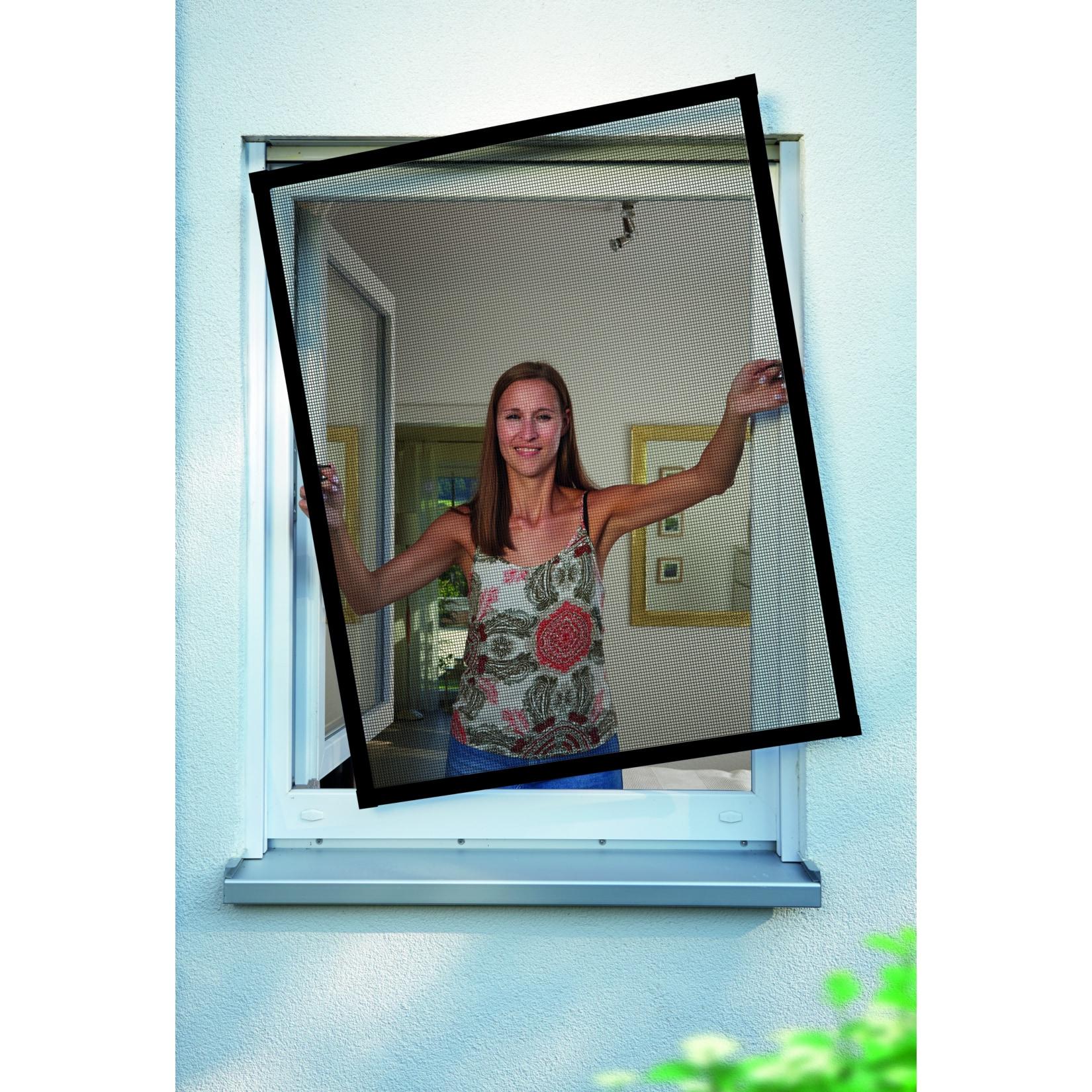Schellenberg Insektenschutz-Fenster Premium, anthrazit, 100x120 cm