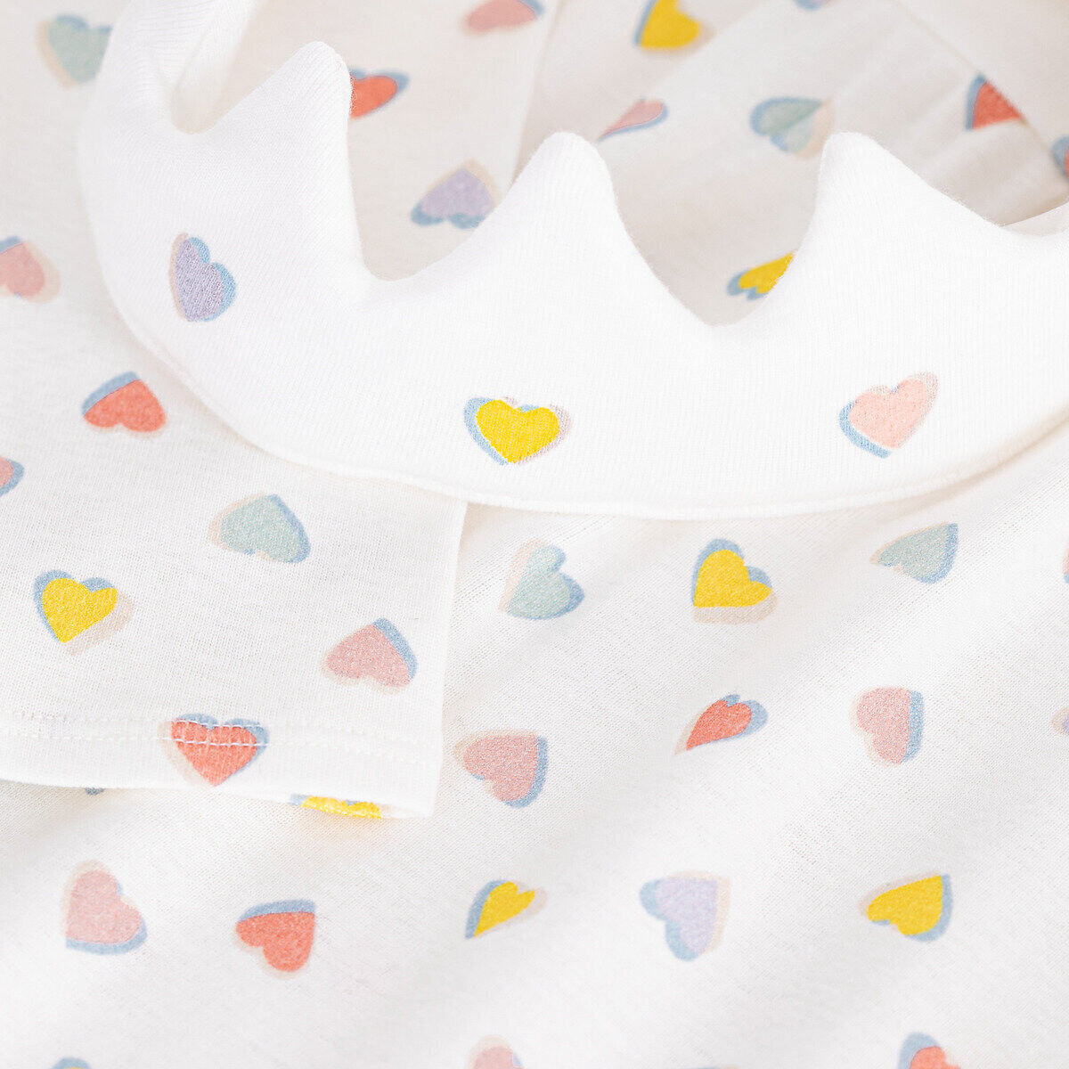 PETIT BATEAU Chemise de nuit princesse avec diadème en coton