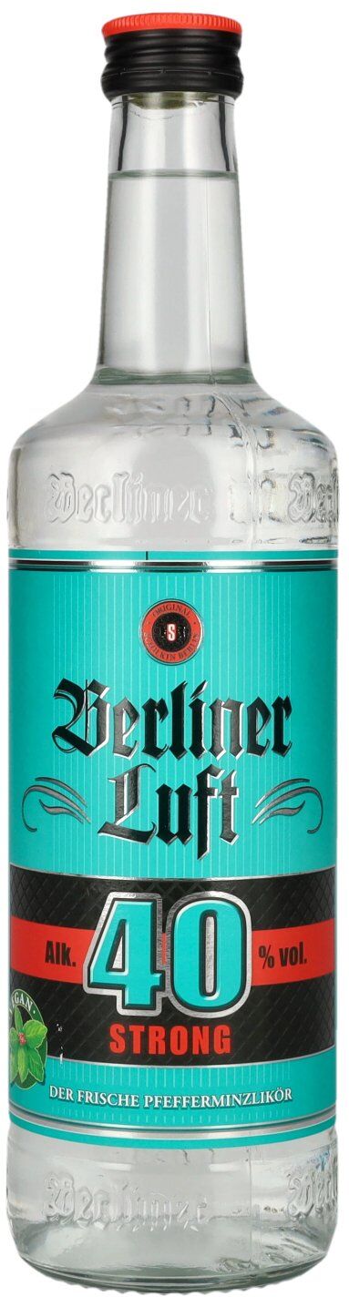 Berliner Luft STRONG Pfefferminzlikör 40% Vol. 0,7l