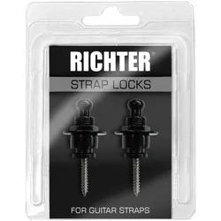 Richter Strap Lock Set Black - Endpin