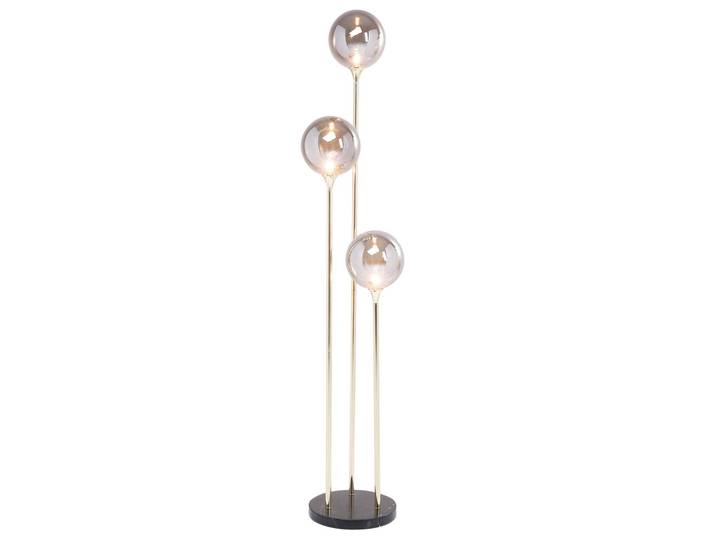 KARE Designer Stehlampe Al Capone Tre, messing / gold, für Wohn- / Esszimmer, Glas, Modern