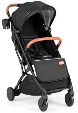 Costway Lightweight Baby Stroller Compact Travel Stroller with One-Hand Folding-Black