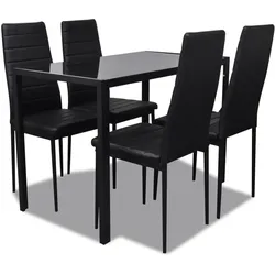 vidaXL, Essgruppe, Essgruppe (Eisen, Glas)
