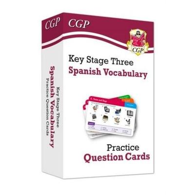 KS3 Spanish: Vocabulary Practice Question Cards, Gebundene Ausgabe von Cgp Books, CGP Books, 978-1-78908-633-1