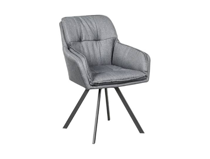 Drehbarer Armlehnstuhl „Lounger“ Grau Invicta Interiors