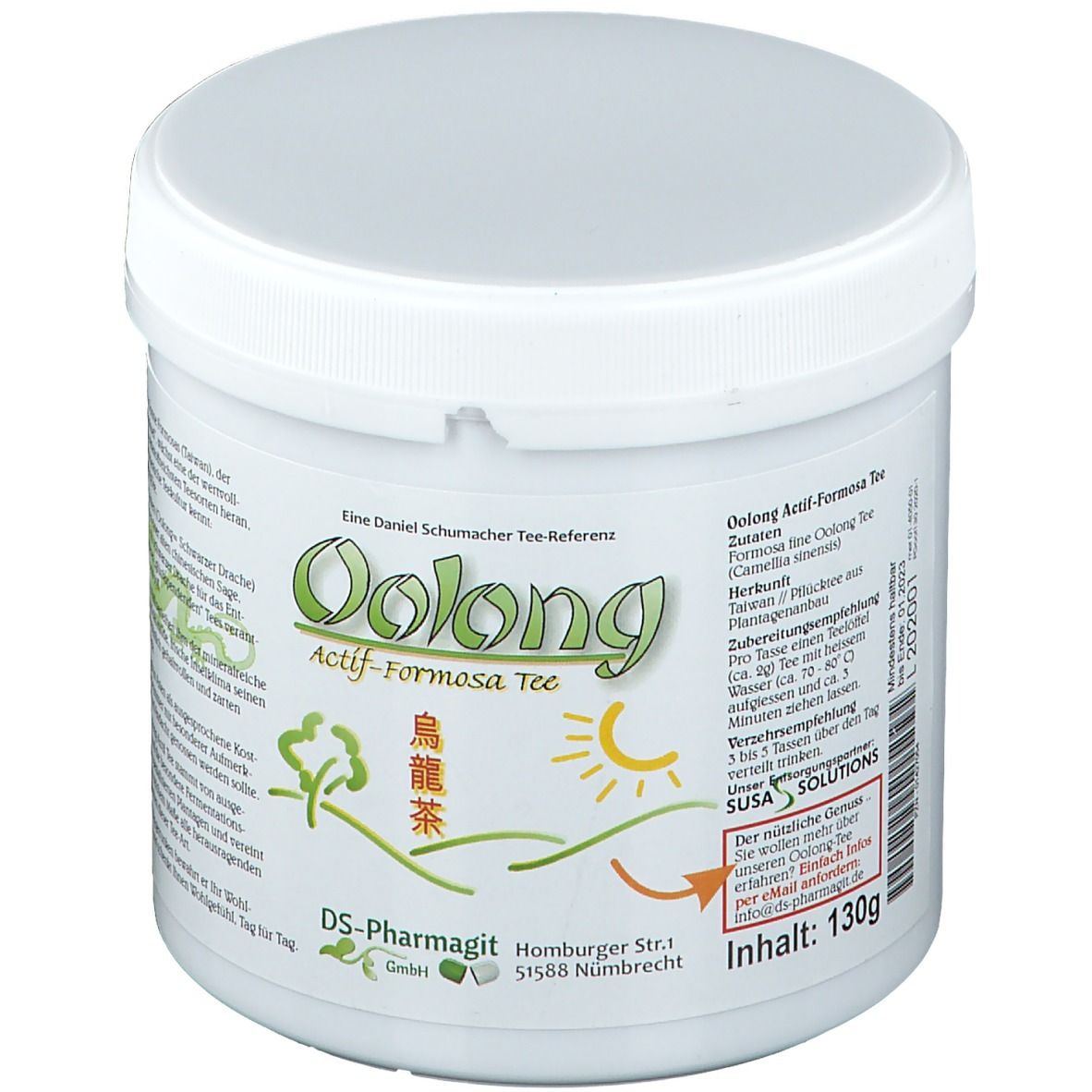 Oolong Actif Formosa Tee 130 g