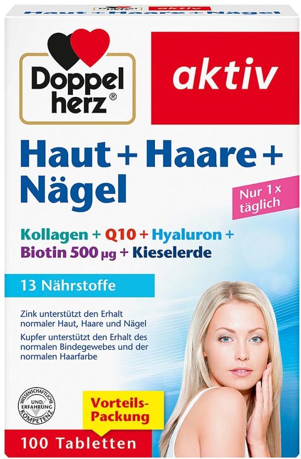 Doppelherz Haut+Haare+Nägel Tabletten 100stk