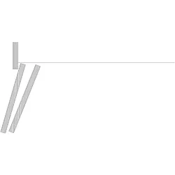HAWA, Zubehör Türbeschlag, Komplett-Garnitur Faltschiebetürbeschläge -Multifold 30, Inslide