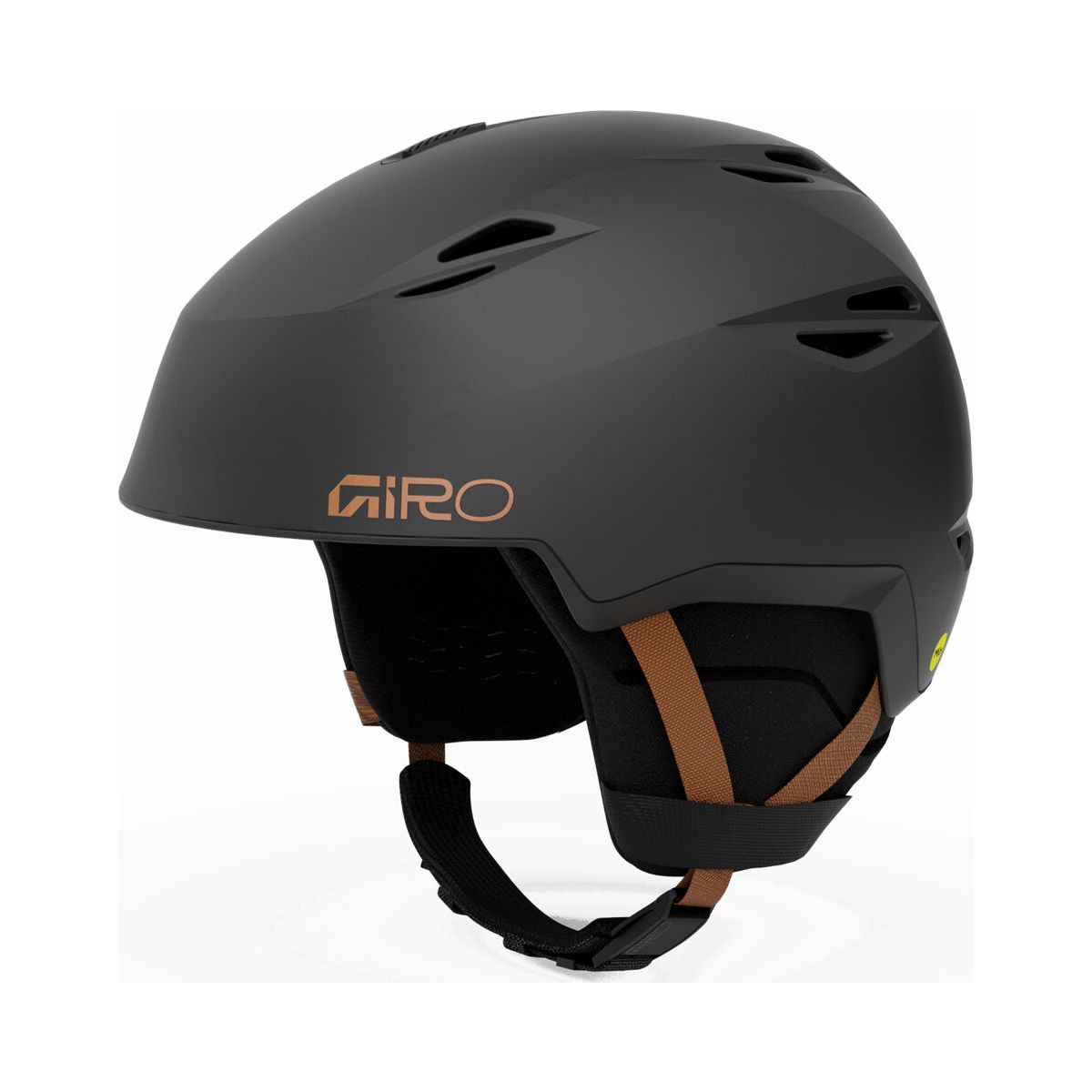 Giro Grid Spherical matte metallic coal/tan M 240194008