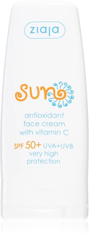 Ziaja Sun Antioxidans-Gesichtscreme mit Vitamin C SPF 50+ 50 ml