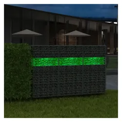 Steinkorb, Gabionensteine aus Glas Grün 60-120 mm 25 kg