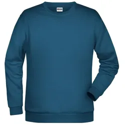 Herren Basic Sweatshirt "JN794" - M - petrol