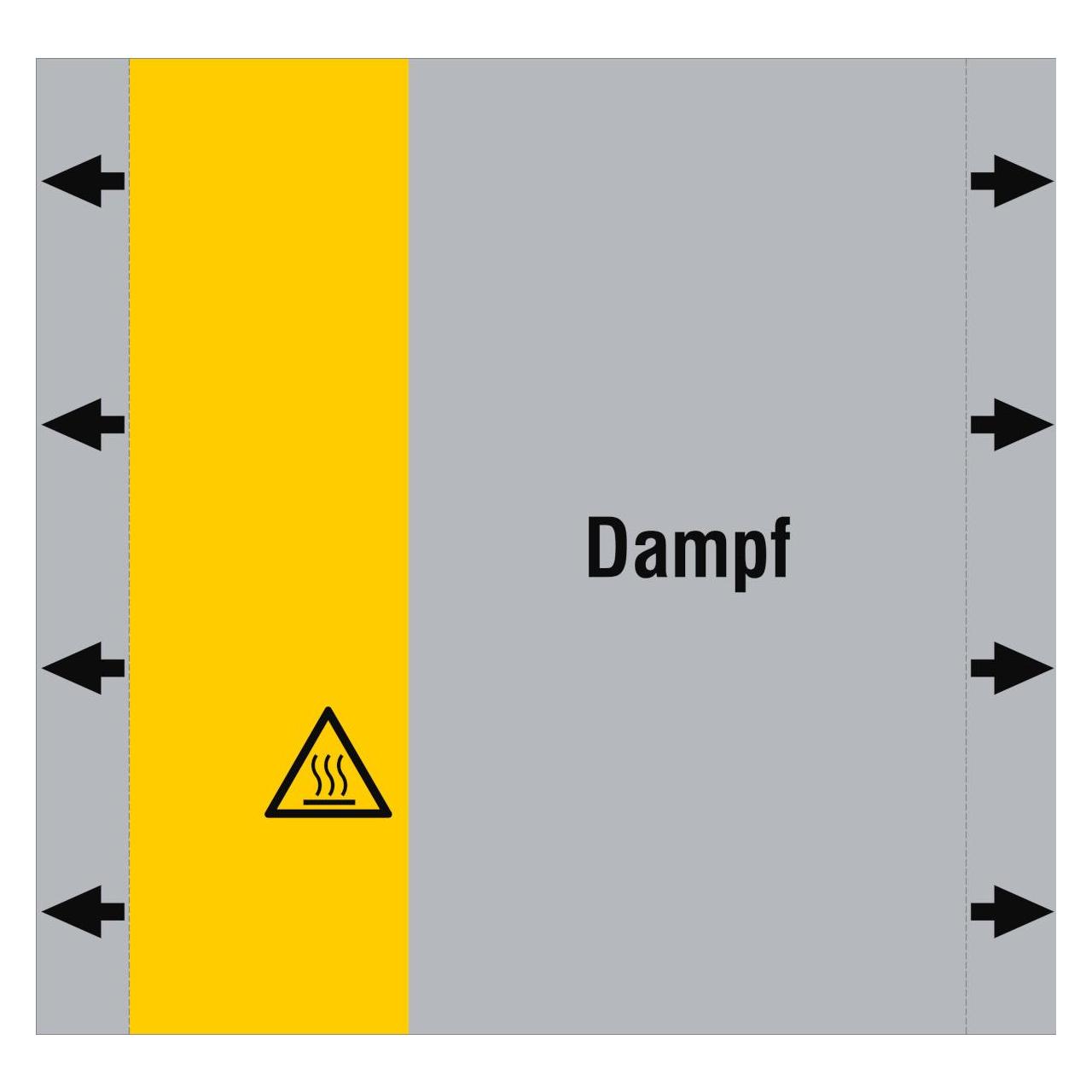Brady ISO 20560 Rohrmarkierer - Gas (318623)