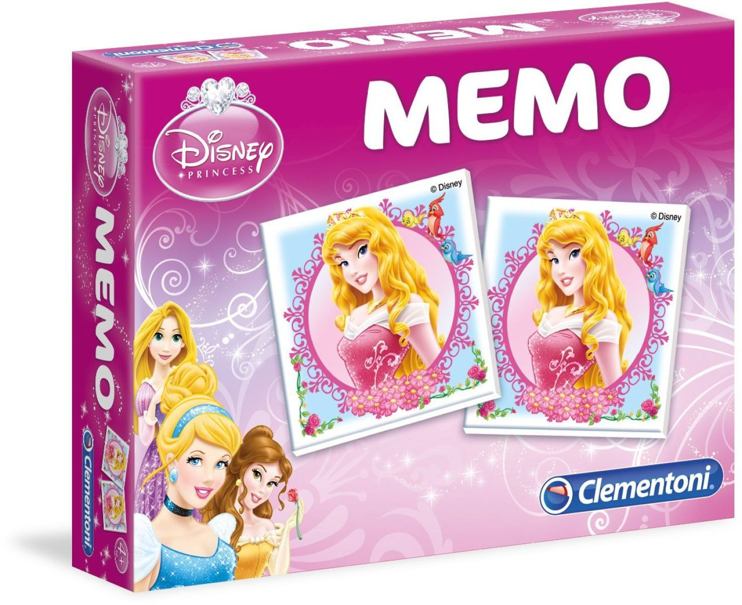 Clementoni Princess Memo educatief geheugenspel voor kinderen vanaf 4 jaar