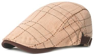 LightInthebox Men's Flat Cap Tweed Cap Black khaki Cotton Simple 1920s Fashion Sports Outdoor Party / Evening Casual