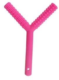Inspired Finds Silicone Sensory Chew Tube Oral Motor Trainer, Kids Teeth Massager For Calm And Focus rose