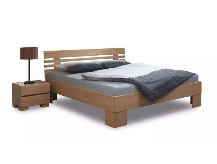 BedBox Massivholzbett Premium 601, Buche Massivholzbett Premium mit ruhiger Maserung