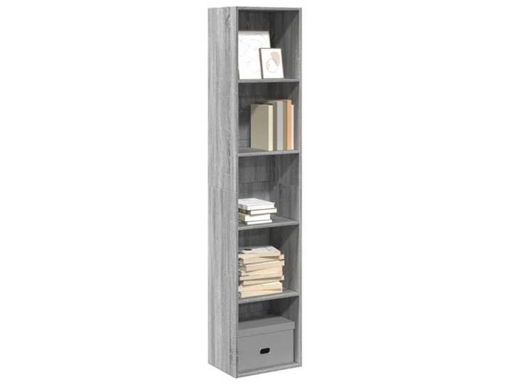 SALE 2025 Bibliothèque Moderne - Colonne Étagère - Sonoma gris - 40x30x189 cm - bois d'ingénierie 22 Kg 3405