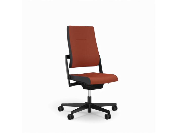 Office chair Sitag SitagXilium without headrest & without armrests Orange/Black, New, Ergonomic chair - ideal for flexible working