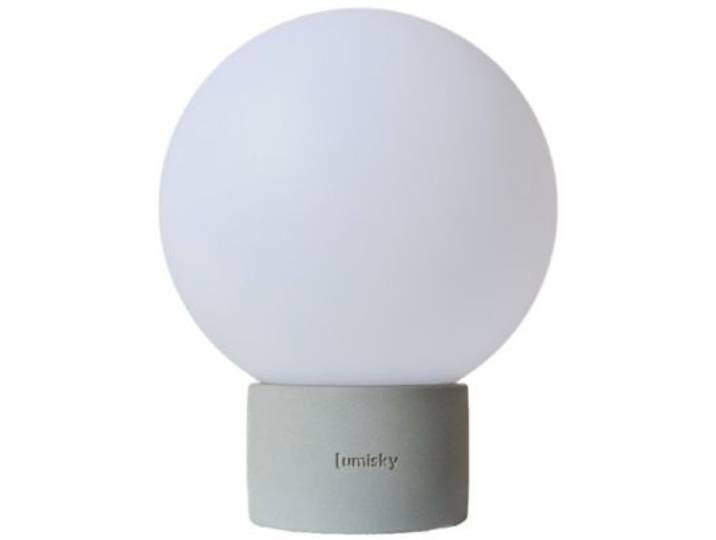 Lumisky - Lampe De Table De Table Sans Fil Touch Led Gris Béton