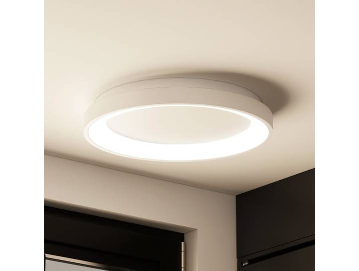 Plafonnier LED Vivy, blanc, Ø 38 cm, métal - Arcchio - Cuisine - Moderne - Rond