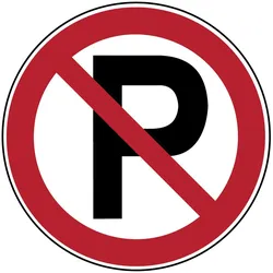 Brady, Sicherheitskennzeichnung, PIC 225-DIA 315-B7527, Verbotsschilder - Parken Verboten