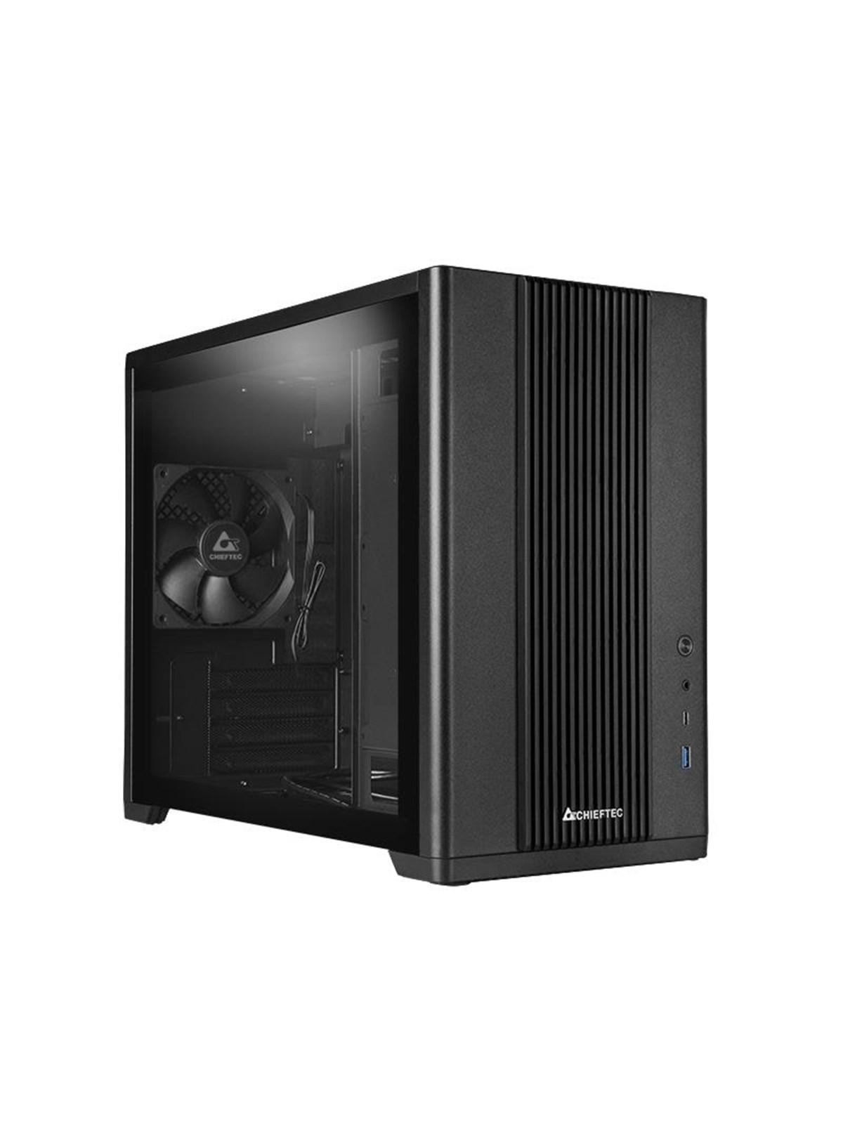 Chieftec BX-10B-OP - tower - micro ATX - Gehäuse - Tower - Schwarz