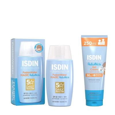 Isdin Pediatrics FusionWater Magic Lsf50 + Gel Cream Set 50+250 ml